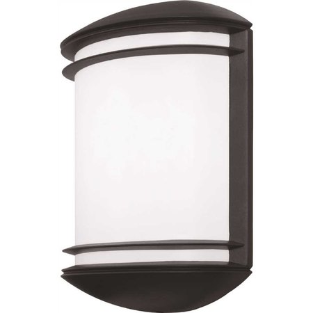 LITHONIA LIGHTING OLCS Bronze Outdoor Integrated LED Wall Lantern Sconce OLCS 8 DDB M4